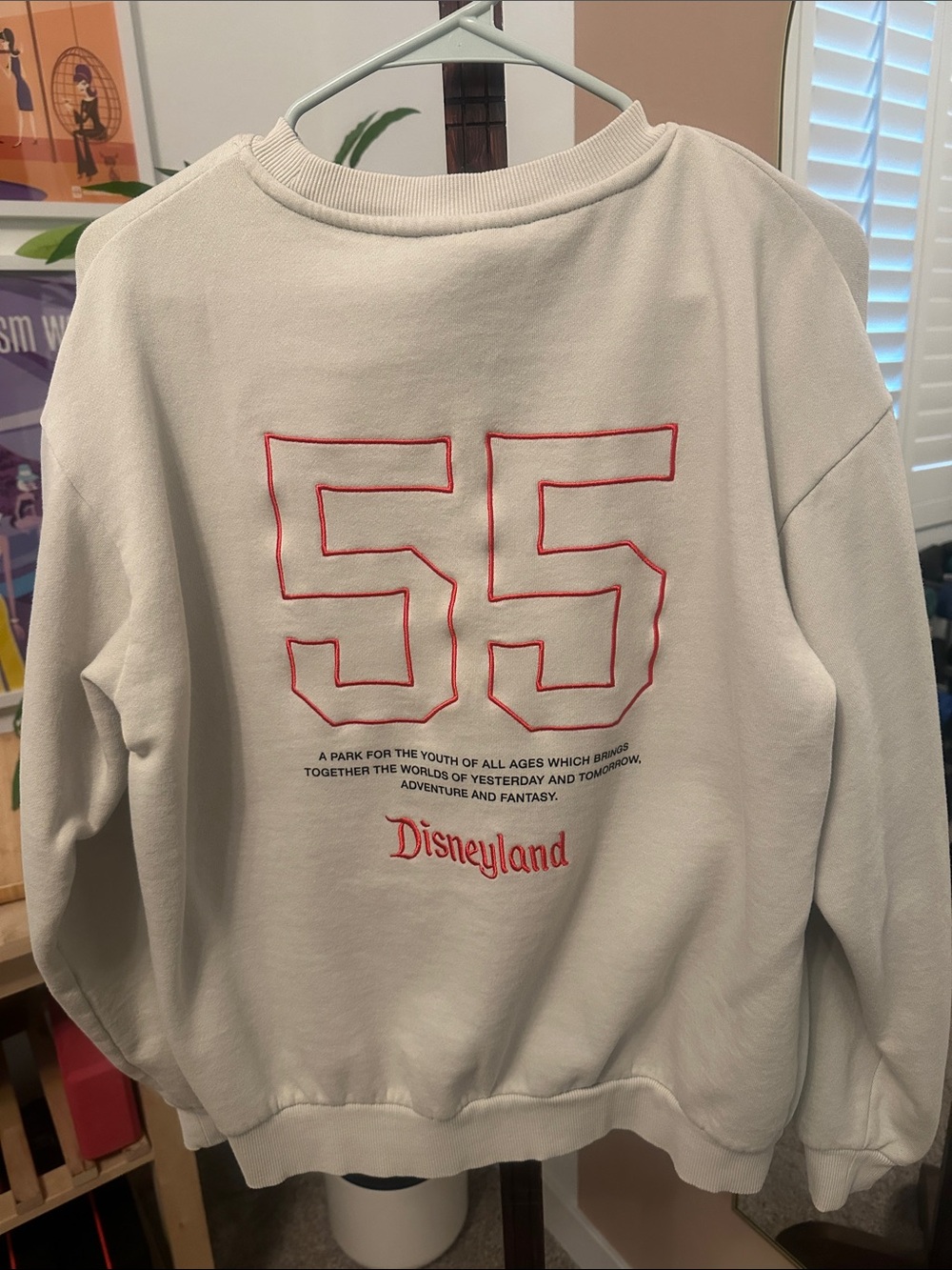 Embroidered Disneyland Sweatshirt - Picture 2 of 4